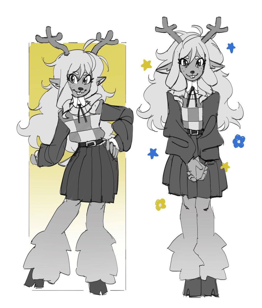 fattcactus's tweet photo. noelle doodles https://t.co/zfMrgwxXiA