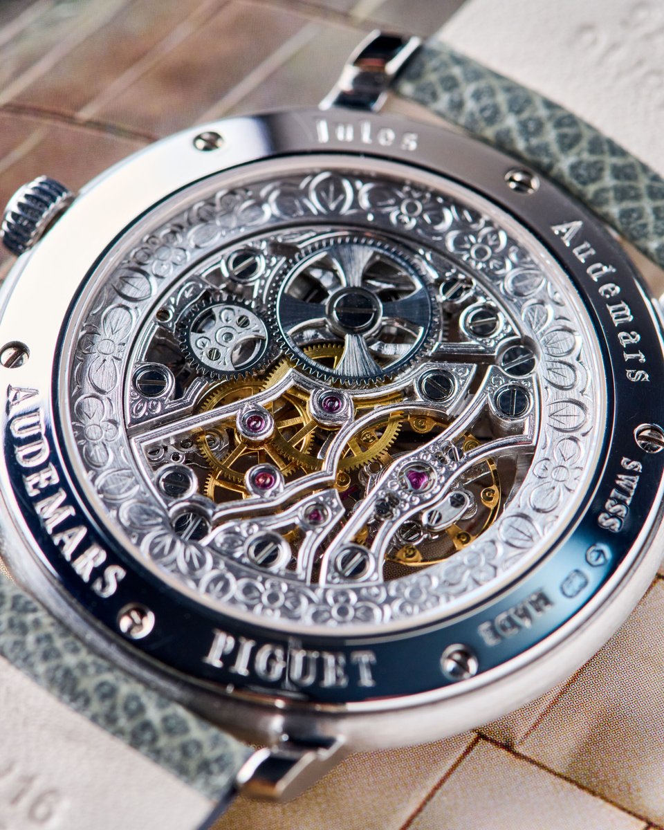 EuropeanWatchCo's tweet photo. Before the Royal Oak became Audemars Piguet's identity, this was the pinnacle.

The Jules Audemars Skeleton isn't just skeletonized - it's hand-sculpted.

Every bridge of the ultra-thin caliber has been painstakingly pierced, engraved, beveled, and hand-finished, transforming the movement into a work of art. Paired with the mechanical masterpiece is an elegant, simple 18K white gold case, proving that true haute horlogerie isn't about adding more complications - it's about elevating every single component to the highest possible standard.

Long before skeleton watches became trendy, Audemars Piguet was showing the world that removing material could reveal even more craftsmanship.

Sometimes the movement itself is the complication!

#AP #Skeleton #JulesAudemars #WatchesOfInstagram #EuropeanWatchCo