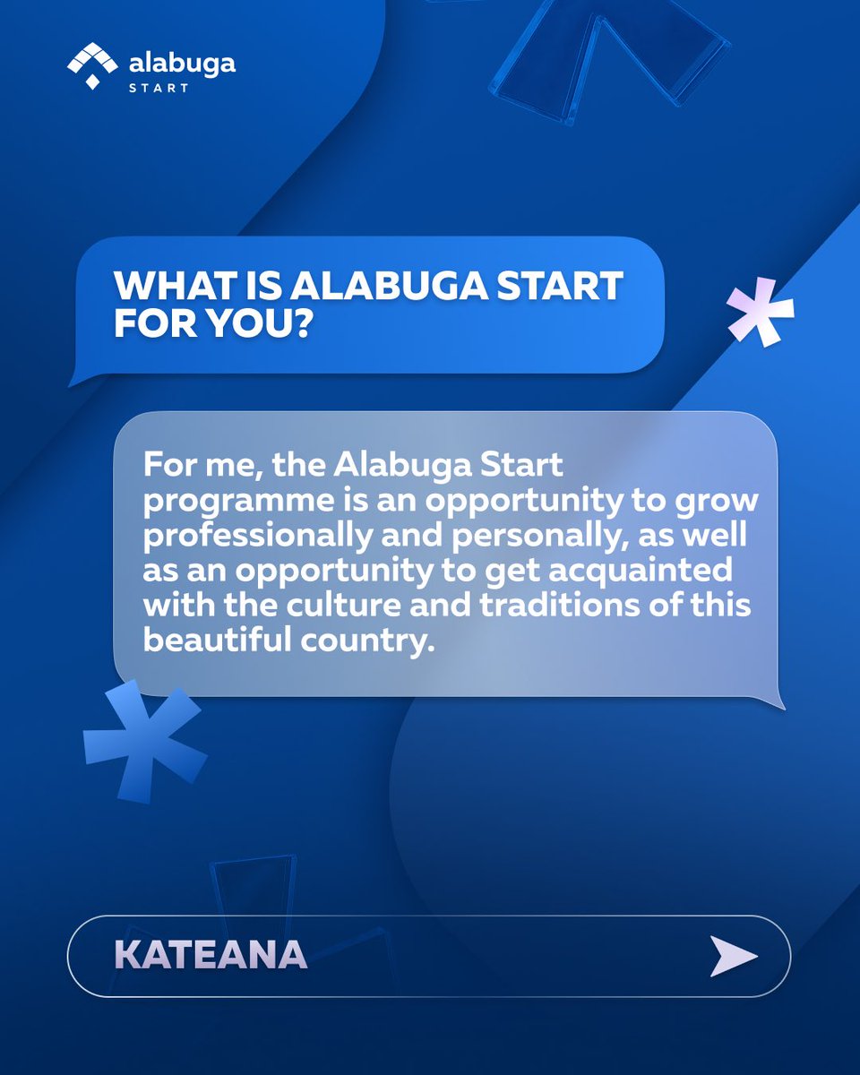 sezalabuga's tweet photo. "Alabuga Start gives me everything to grow — both as a professional and as a person. Here I can make a real contribution, achieve goals and feel like a part of something big and important!"

🇪🇨Kateana, a participant in the programme from Ecuador https://t.co/dhKNBRQvRP