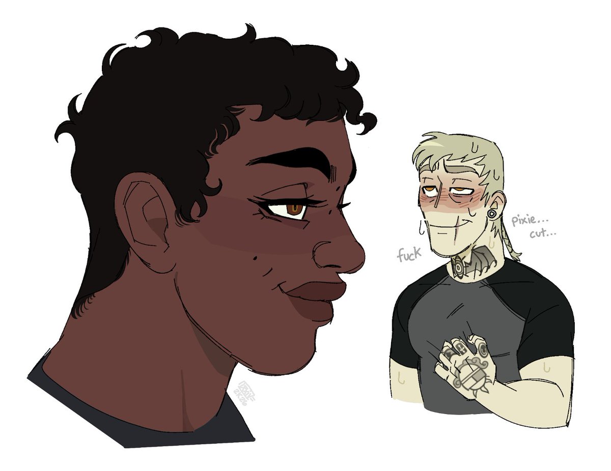 vicksul's tweet photo. i think they'd live under each others skin if you let them tbh (she/they for both) https://t.co/HGH494ndF9