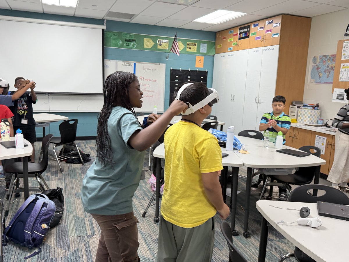 Pi515_IA's tweet photo. Big smiles, bright minds! 🌟

Our 3rd-5th grade STEM program is in full swing, with support from Pi students Atkish, Manjil, and Irene! Building, exploring, and inspiring the next generation, one activity at a time! 🧪🚀

#STEMforKids #Pi515 #FutureReady #Innovation https://t.co/7bzMUInPDP