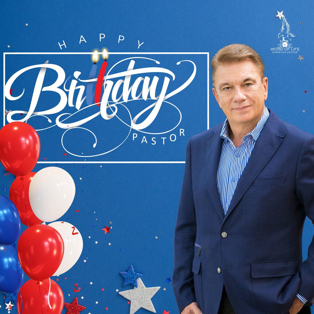 WordofLifeLT's tweet photo. Happy Birthday, Pastor Bagwell! 🎉🎂

Today we celebrate the life, faith, and leadership of a man who faithfully follows God’s calling. Thank you for your unwavering commitment to preaching the Word, shepherding His people, and leading with wisdom, integrity, and compassion. https://t.co/AgselM7X5Y