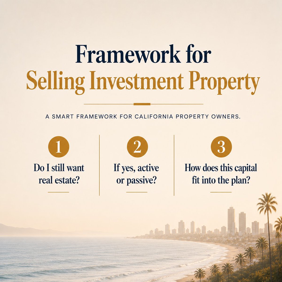 RossAtefi's tweet photo. Selling an appreciated rental property without a framework is how owners end up optimizing for the wrong thing.

For high-income California property owners, the question is not just:

“Should I do a 1031 exchange?”

The better starting point is:

“What framework should I use to decide?”

Because a taxable sale, traditional 1031 exchange, and passive 1031 option all solve different problems.

Before choosing the strategy, the owner needs to answer three questions:

1. Do I still want real estate exposure?

This is the first filter.

Some owners still want real estate. Others are done. They want liquidity, diversification, fewer headaches, or more flexibility.

If the answer is “I don’t really want real estate anymore,” then forcing a 1031 exchange just to avoid tax may create a new problem. The tax may be painful, but buying another property you do not actually want can be worse.

2. If I still want real estate, do I want active or passive ownership?

Direct ownership and passive ownership are not the same decision.

Owning another rental property may mean more control, but it also means tenants, repairs, leases, financing, insurance, vacancies, and constant decisions.

A passive 1031 structure may reduce the management burden, but it usually comes with less control, limited liquidity, and reliance on the quality of the sponsor and underlying properties.
So the question is not just:

“Can I defer the tax?”

It is:

“What type of ownership still fits my life?”

3. How should this capital fit into the rest of the plan?

This is the step many owners skip.

A rental property may be one asset, but the sale proceeds can affect the entire balance sheet: 
income needs, portfolio risk, cash reserves, estate planning, retirement timing, future liquidity, and concentration in real estate.

That is why the “best” answer is not always the one that defers the most tax.

A traditional 1031 may keep more capital working. A passive 1031 may reduce management responsibility. A taxable sale may create the flexibility the owner actually needs.

None of these paths is automatically right.

The practical framework is:

Do I still want real estate?
If yes, do I want active or passive exposure?
And how does this capital fit into the rest of the plan?

Once those answers are clear, the strategy usually becomes easier to decide.

#RealEstateInvesting #1031Exchange #PropertyOwners #CaliforniaRealEstate #InvestmentStrategy #PassiveIncome #RealEstatePlanning #TaxPlanning #RentalProperty #WealthManagement