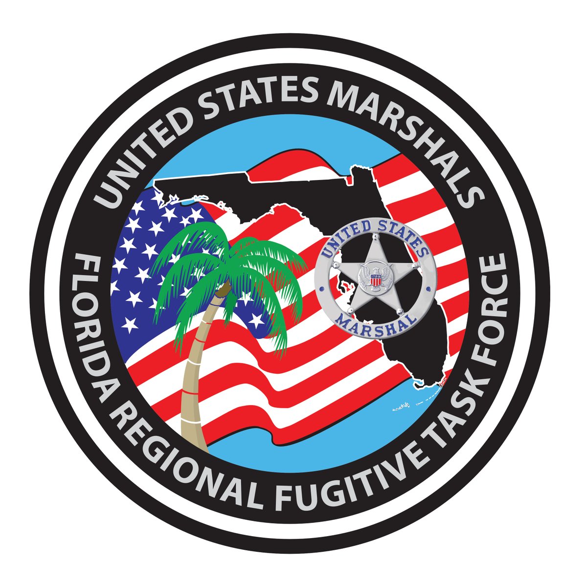 USMarshalsHQ's tweet photo. On this day, the Florida/Caribbean Regional Fugitive Task Force was established in 2008. Since then, they’ve apprehended 70,511 fugitives, cleared 78,129 warrants, and confiscated $6.3 million USD. Happy Inception Day, FCRFTF!

#USMarshals https://t.co/AiV66Sy1FF