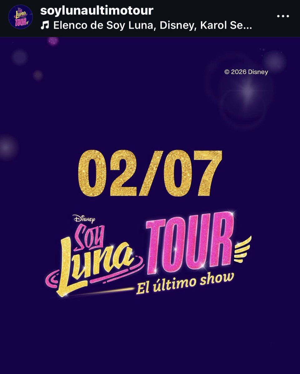 soylunaupdatebr's tweet photo. 🚨 Amanhã às 13h sairá o anúncio oficial da turnê de despedida de Soy Luna. 

“A espera esta prestes a acabar. Salve a data e o horário pois muito em breve vamos compartilhar todas as informações.”

@soylunaultimatour via Instagram. https://t.co/nEyc7yFTxs