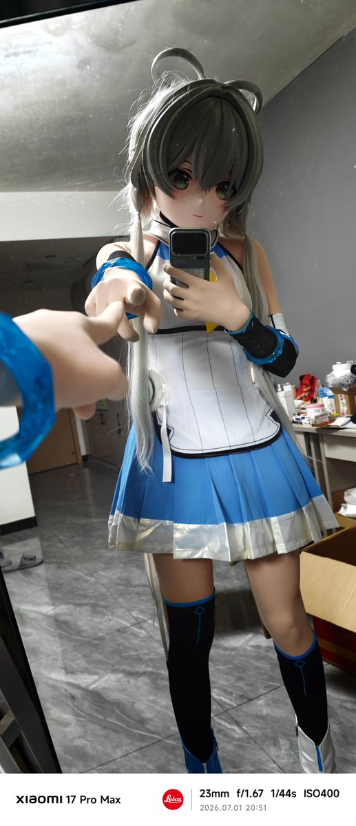 wei_yi8's tweet photo. 你！关注洛天依，谢谢
#洛天依 #kigurumi https://t.co/eipkUGjjyc