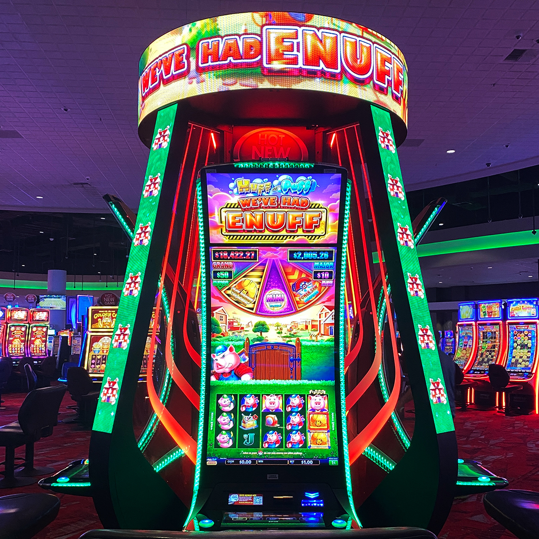 MVGOHIO's tweet photo. 🔥 HOT NEW GAME 🔥

HUFF N' PUFF WE'VE HAD ENUFF HAS OFFICIALLY ARRIVED ON OUR GAMING FLOOR! 🤑🐷

Come give it a spin and see what all the huff is about! 💨🎰

Must be age 21 or older to play. Ohio Problem Gambling Helpline (1-800-589-9966) or visit https://t.co/G5BUZ2ab6q. Ready to take a break from gambling? Visit https://t.co/NcwMuO16O9 to learn how.