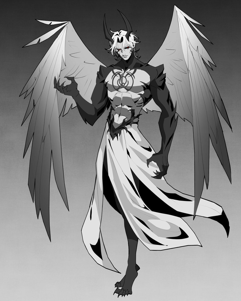 explodikid's tweet photo. Design swap! Demon Ezra and Exorcist Sunny I drew for volume 4. 

There are 16 days left to back the kickstarter for Covenant Vol 6!!! https://t.co/iYPEfwOwvn