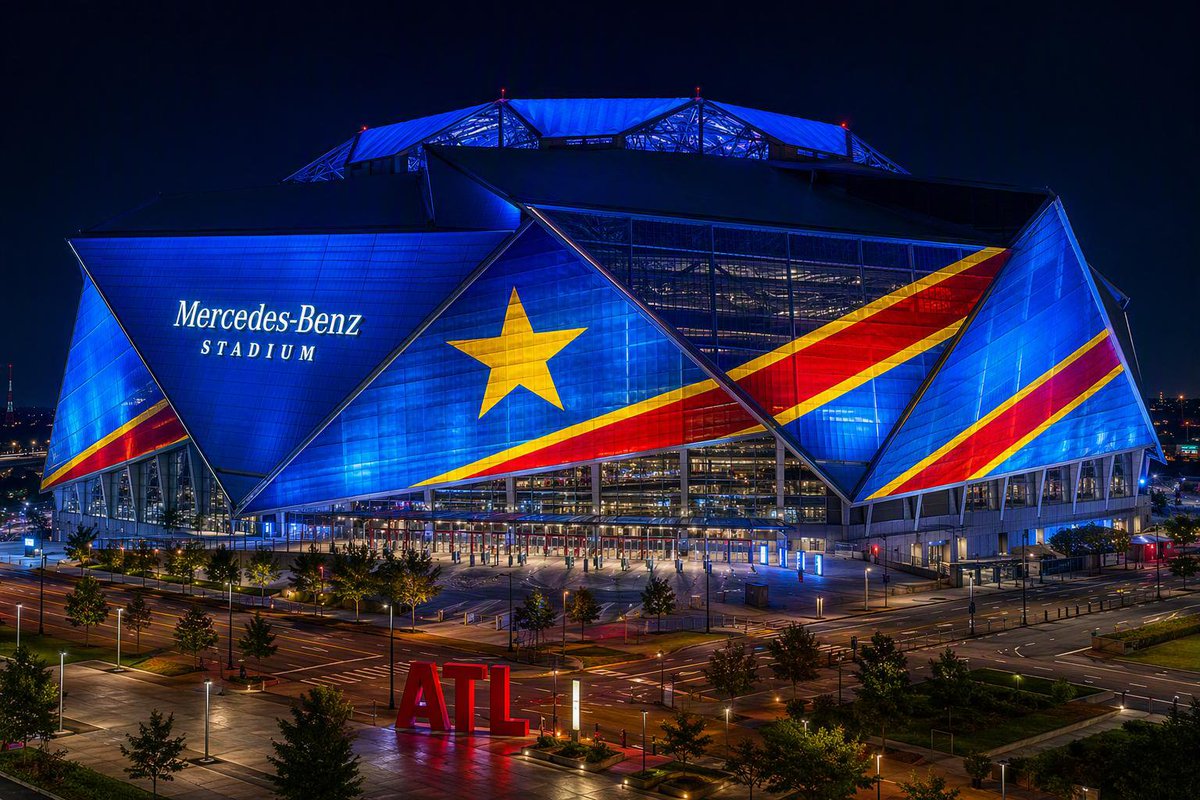 Patykapy's tweet photo. @Presidence_RDC La chasse est ouverte à Atlanta.
🐆 > 🦁
Nos Léopards sont prêts à détrôner les Lions d'Angleterre. Force à nos fauves !

⚽🔥🐆🇨🇩 💪🏽
#Team243 #RDC #CoupeDuMonde 
#WorldCup2026 https://t.co/99jCY3Zrj5