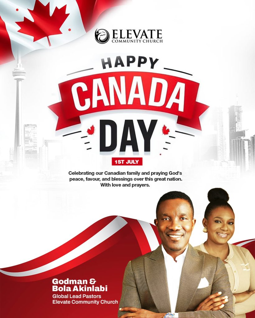 PGeeman's tweet photo. Happy Canada Day! 🇨🇦

I pray for God’s continued peace, wisdom, and prosperity over Canada. Grateful for our TEC family across the nation as they keep advancing God’s Kingdom.

#CanadaDay https://t.co/HcS8MkclSI