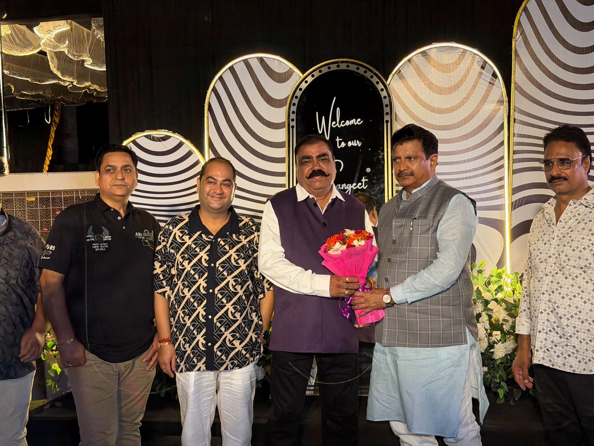 OfficeofGS's tweet photo. माननीय सांसद श्री @GaneshSingh_in जी आज संगम बेला, मैहर बाईपास रोड, सतना में स्व. श्री लद्दाराम बसंती एवं स्व. श्रीमती मीना देवी की सुपुत्री के विवाह उत्सव में सम्मिलित हुए। https://t.co/VuRsh3caWS