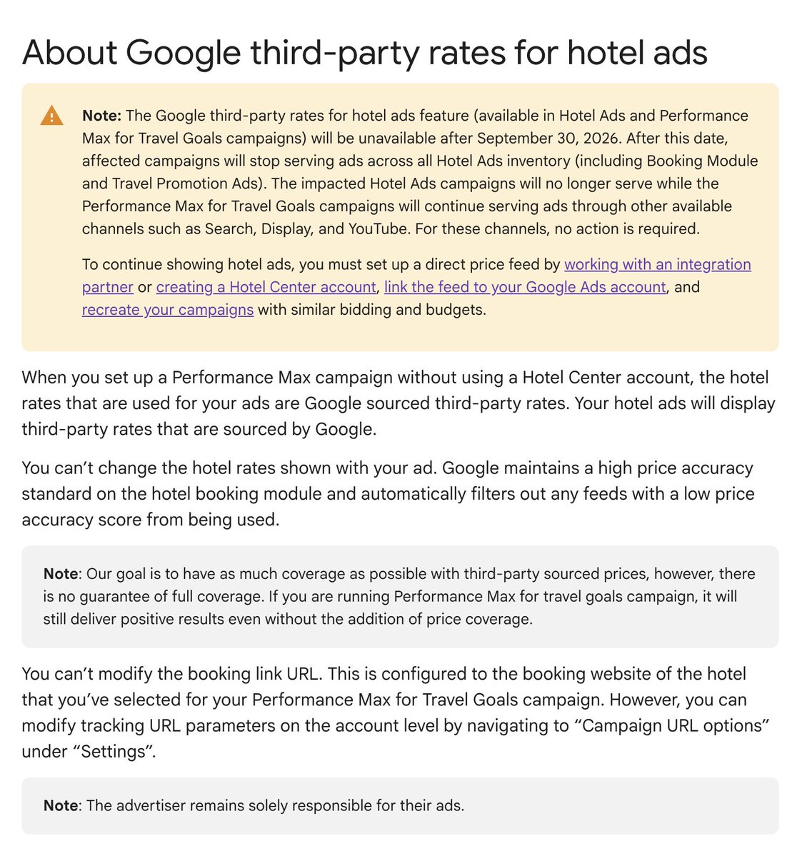 rustybrick's tweet photo. Google third-party rates for hotel ads feature is going away after Sept 30th https://t.co/BDFuKsxsFo https://t.co/FztLh8tHJp