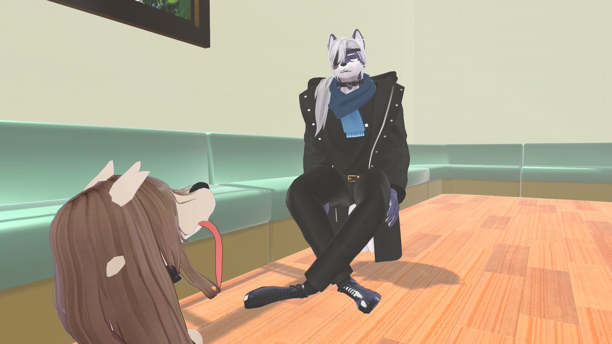 nirumo468744's tweet photo. 本日はフレンドさん達と楽しく動画鑑賞！！
犬は良いぞ～♪　大型犬に抱き着いて昼寝出来たらきっとストレスなんて吹き飛ぶと確信している兎です。
まぁ、基本動物に逃げられるから、そんな機会めったにないんですけどね！！ https://t.co/uC1uw7eLxk