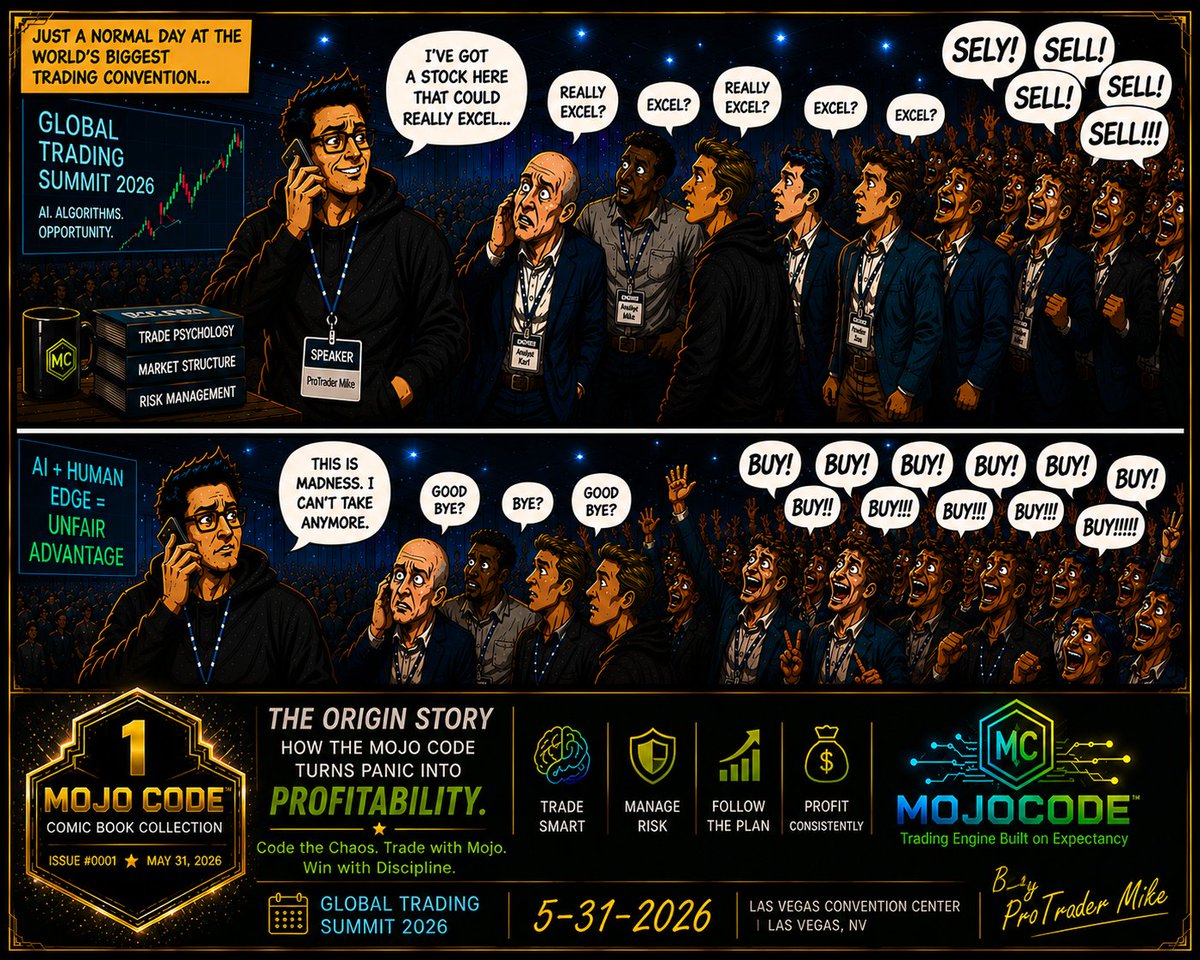 ProTrader_Mike's tweet photo. The MOJO CODE™ lineup assembles. ⚡ Every trader's got a role — what's yours in the room? 🔗 https://t.co/aTxmK7QtqW #TradingHumor #FuturesTrading https://t.co/VfOuxTEunu