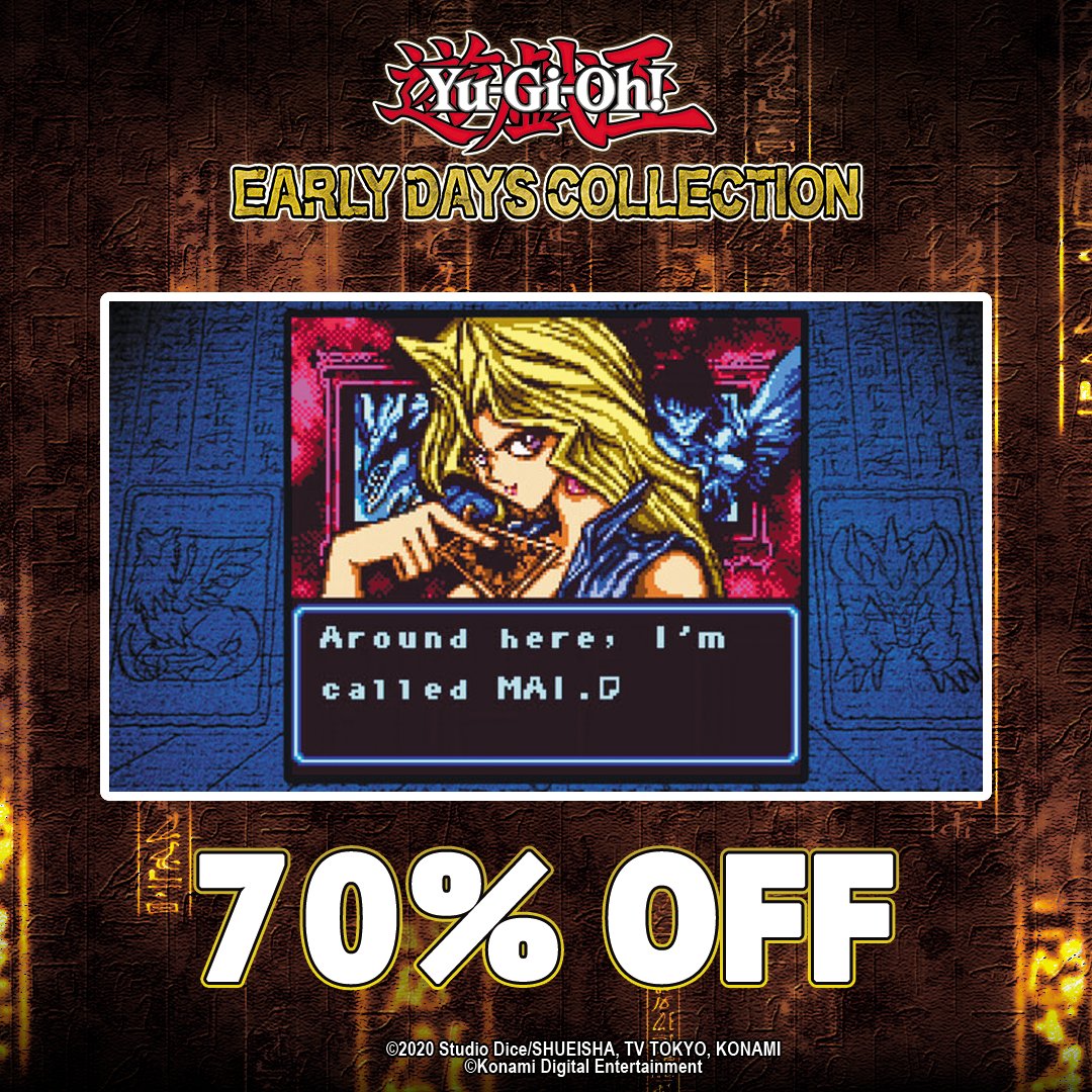ygoretrogames's tweet photo. Get Yu-Gi-Oh! EARLY DAYS COLLECTION at 70% off during the Nintendo and Steam Summer Sales. ☀️ 

📅 Nintendo Sale ends: July 8 
📅 Steam Sale ends: July 9 

Nintendo eShop: https://t.co/bwoFbEOY2T  
Steam: https://t.co/s2UkE6il2W 

#NintendoSale #SteamSale https://t.co/KnMRrF9J9W