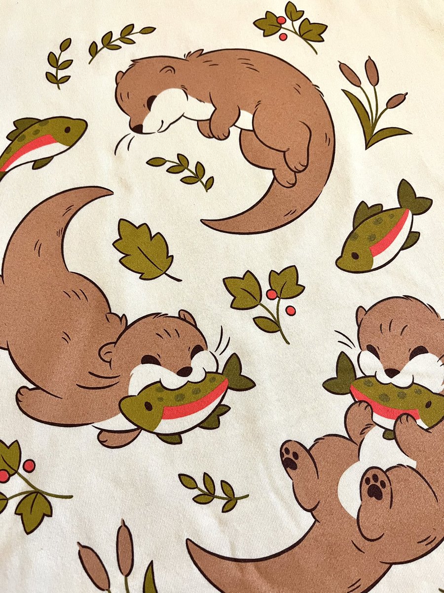 Coffeeclaws's tweet photo. SNEAK PEEK! Picked up my new otter shirts just in time for Anthrocon! https://t.co/b2mwSssjAX