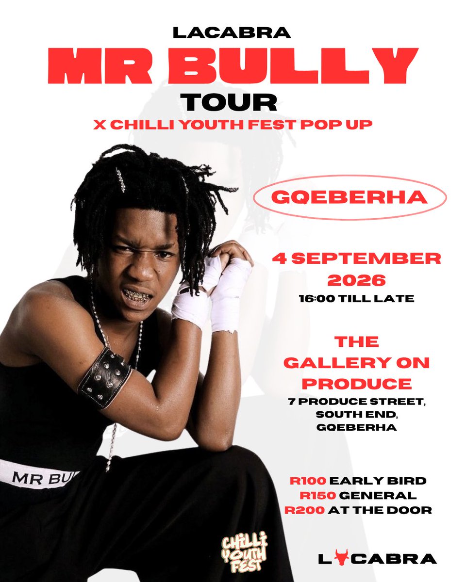 LaCabra_Bully's tweet photo. NEW STOP ADDED ON THE TOUR 
GQEBERHA 📍 

JOZI YOU ARE NEXT !
https://t.co/1jkaseADKl https://t.co/TOEfsmZSpf