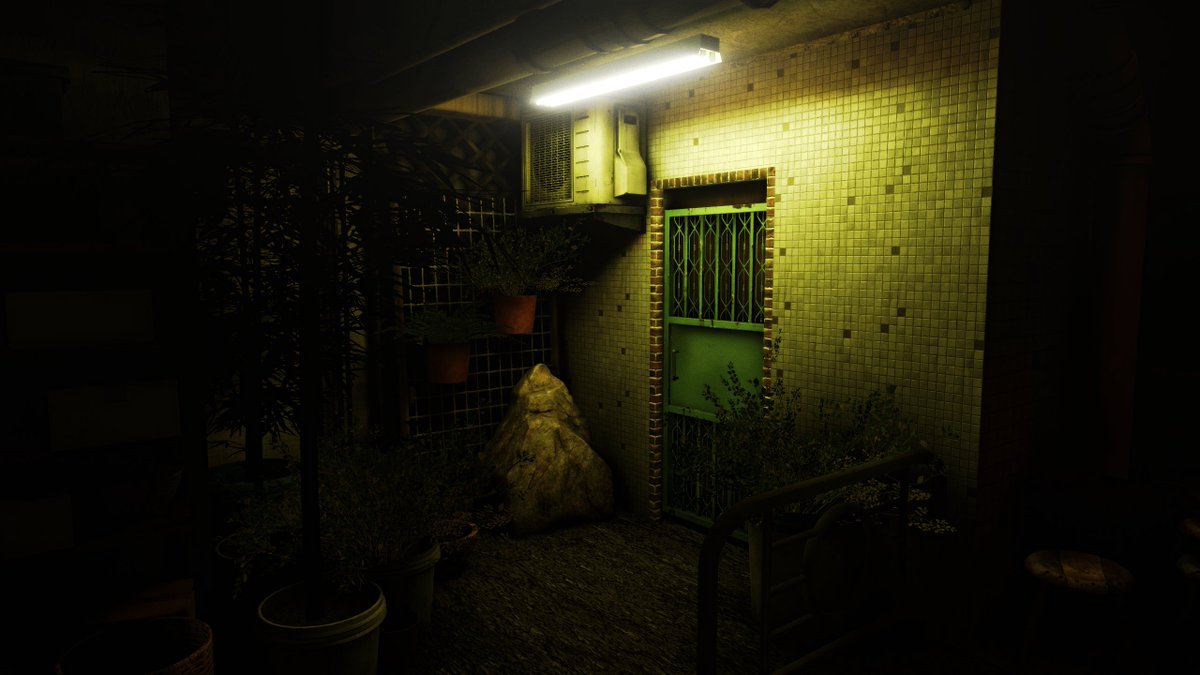 Jessi55xc's tweet photo. World: Walled City
Author: cenaceae 

Gritty dim back alleys with flickering lights and tucked-away spots that whisper secrets. 🕵️

#VRChatPhotography #VRChat https://t.co/H9r67Kan3v