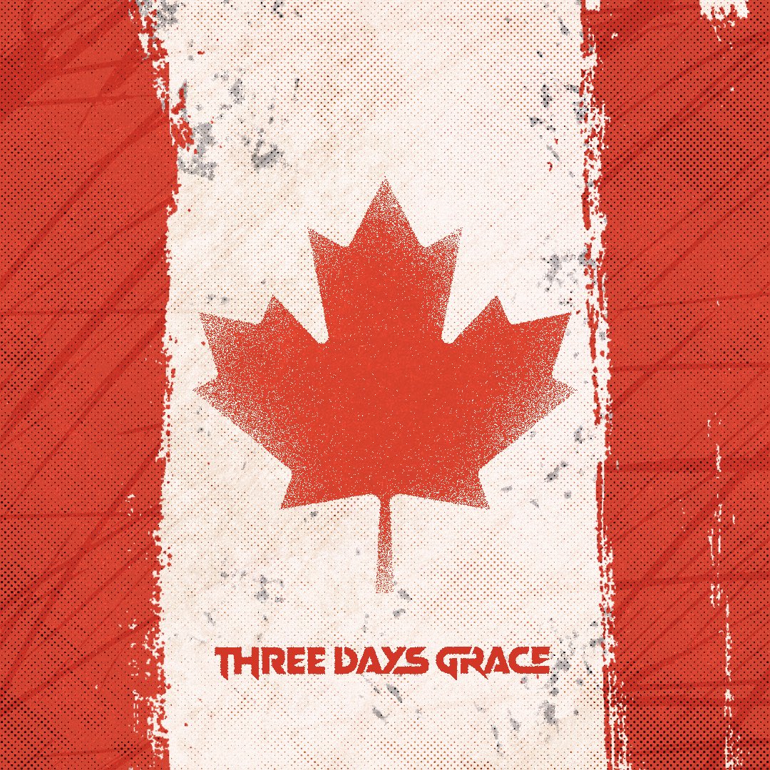 threedaysgrace's tweet photo. 🟥⬜️🍁⬜️🟥
Happy Canada Day!

Wishing you all a fun &amp; safe long weekend! We're looking forward to celebrating with all of you at Rockin' Thunder Winnipeg this Saturday! 🤘 https://t.co/o7nExQdZgH