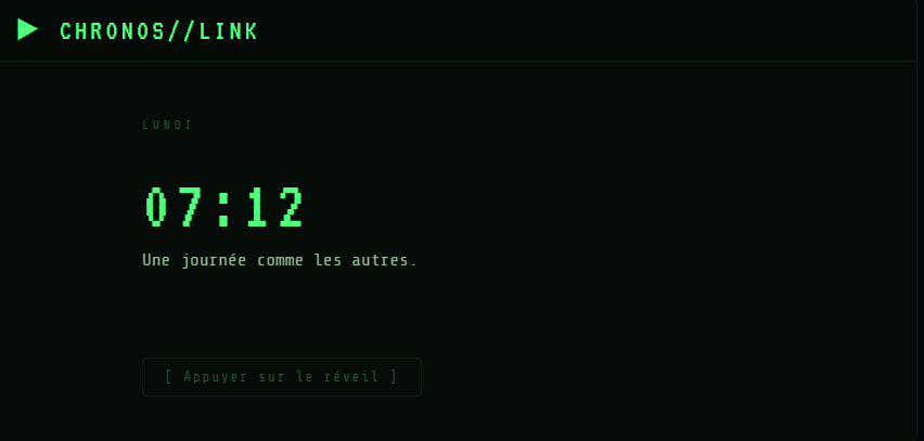 kantix_studio's tweet photo. One morning, you receive a message...
From yourself.
Twenty years in the future.
Would you trust it?
That's the premise behind CHRONOS//LINK.

#gamedev #narrative #indiegame #chronoslink #update #indie #hack #ai #games https://t.co/gwci8wgHwe