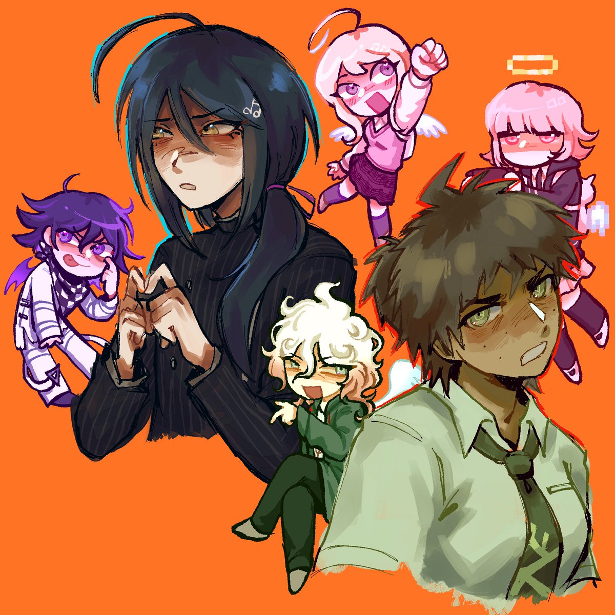 bitter_rayjay's tweet photo. Fem! dr protagonist doodles (1/2) https://t.co/VThsApFR7p