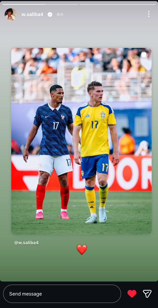 _Gunner4Life_28's tweet photo. Gyökeres made it to Saliba's list and posts😭😭😭😭💀

The duality of man. All love on his stories and his first pic. Slide 2 however!!!😭😭 https://t.co/mP9zA95Peq