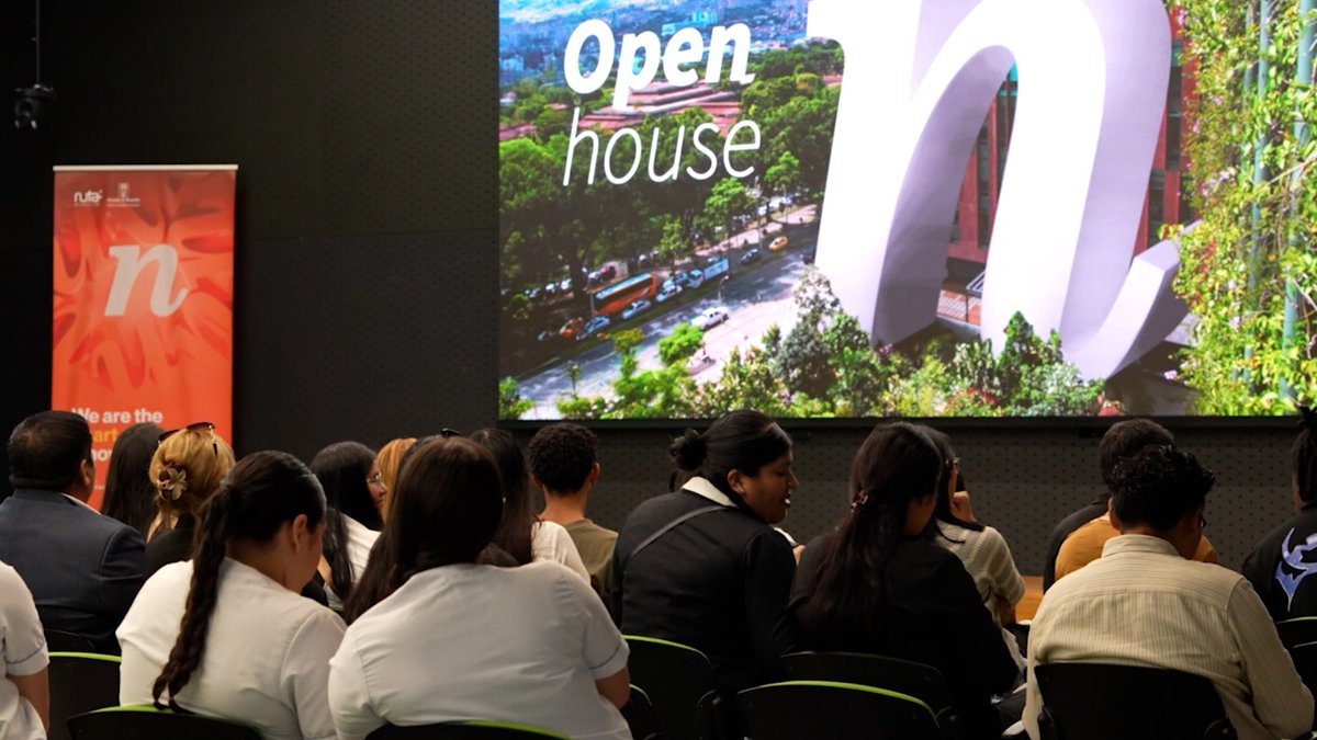 Ruta_N's tweet photo. Más de 600 personas visitaron Ruta N para descubrir cómo se construye la innovación en Medellín. 🚀

Cada Open House acerca a más ciudadanos al ecosistema de ciencia, tecnología, innovación y emprendimiento, demostrando que las grandes transformaciones empiezan cuando el conocimiento se comparte.

🔗 Lee la nota: https://t.co/tafGDIulLj