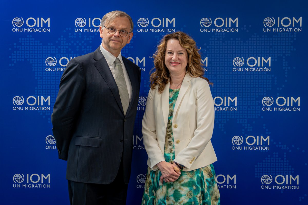 LtGva's tweet photo. Ambassador @rytispaulauska today had a constructive exchange with @UNmigration Director General Amy Pope 🤝🇱🇹 
· Stressed the importance of IOM’s continued active engagement in Ukraine🇺🇦, both now in the future
· Exchanged views on how Geneva based organisations can effectively use their tools to counter hybrid threats, including  instrumentalisation  of migration , transnational repressions, interference with critical infrastructure
· Explored opportunities for enhanced cooperation with IOM during Lithuania’s Presidency of the Council of the European Union, starting 1 January 2027 🇪🇺
