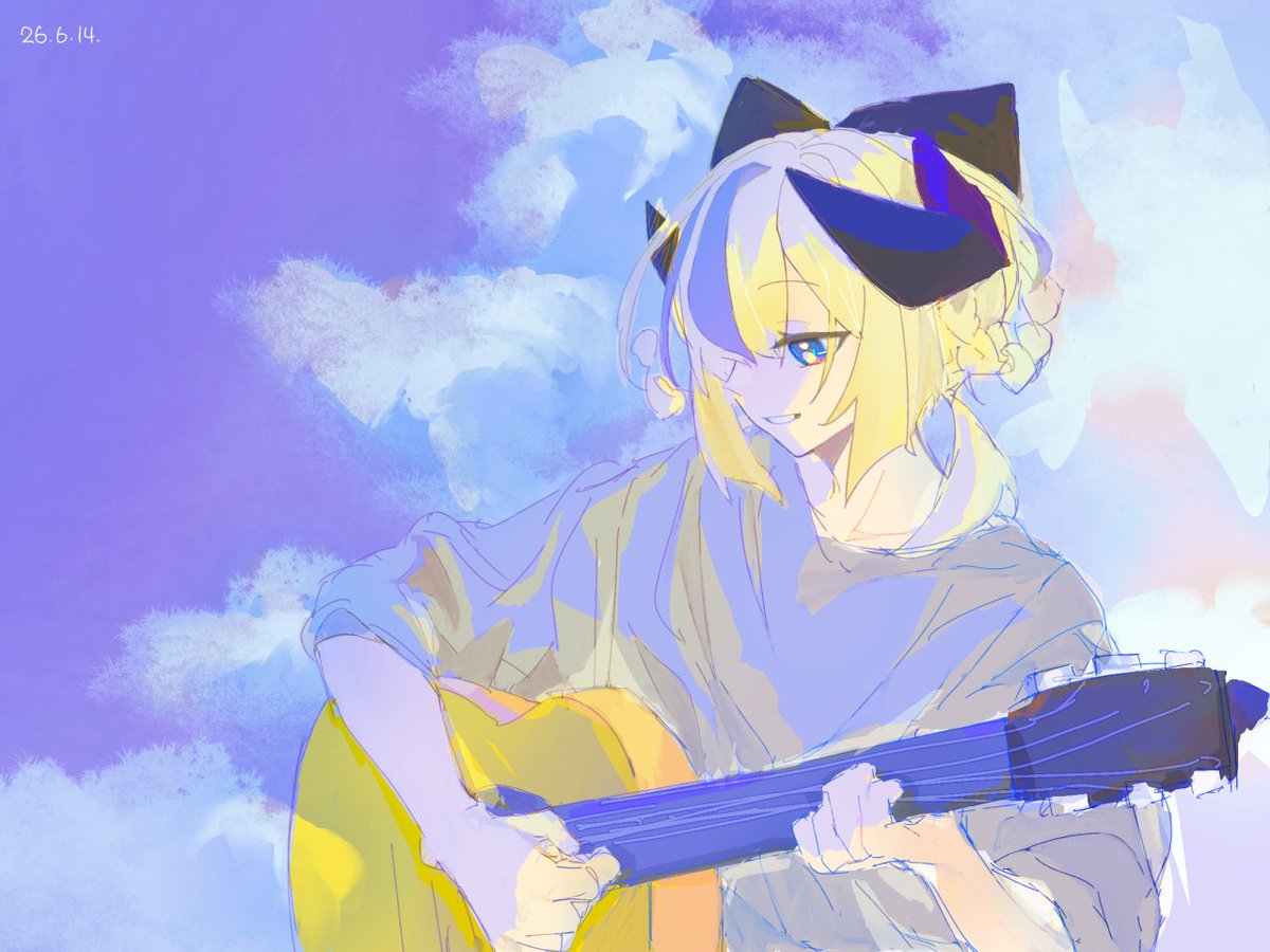 Yw_sktro's tweet photo. The event showcasing four paintings created by the speaker in the first half of the year (,
It's said to be from the first half of the year, but since I did draw quite a lot, these are actually just four selected from some of the drawings I did in June. https://t.co/2Mf2dB2ttU