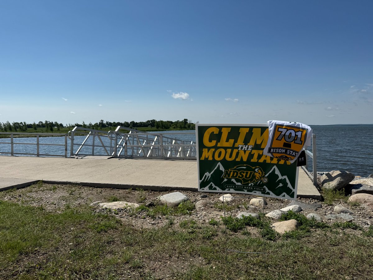 NDSUathletics's tweet photo. Location #2 for 701 Day is Devil's Lake!
First to arrive gets the grand prize, but we've got exclusive 701 Under Armour t-shirts, yard signs, and more for everyone!
Keep up with all our locations at https://t.co/sptoVddF7s
#BISON701 https://t.co/J17kwZxR0A
