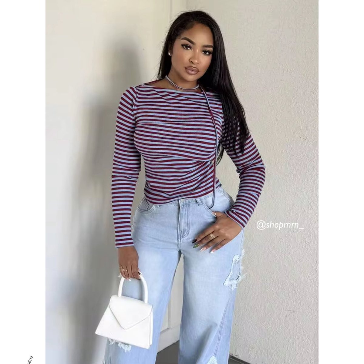 shopmrn_'s tweet photo. Stripe Boat Neckline Top
Sizes: S, M, L
Colours: Display Colour
Price: 27,000NGN https://t.co/5sGZf24UCv