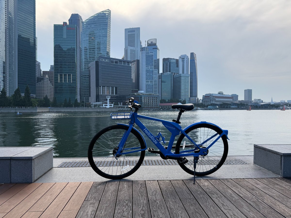 ZagDaily's tweet photo. Exclusive: HelloRide reports approval to scale its Singapore bike share fleet to 25,000 vehicles.

Read more: https://t.co/cv2fdHXSmL https://t.co/QPHbMOP0xq