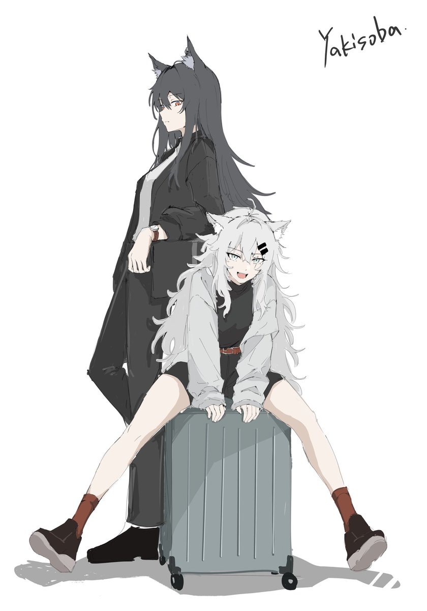 YAKISOBA_04123's tweet photo. 旅行
#双狼 #明日方舟
#テキラプ　#アークナイツ https://t.co/n4jEV2zJ6d