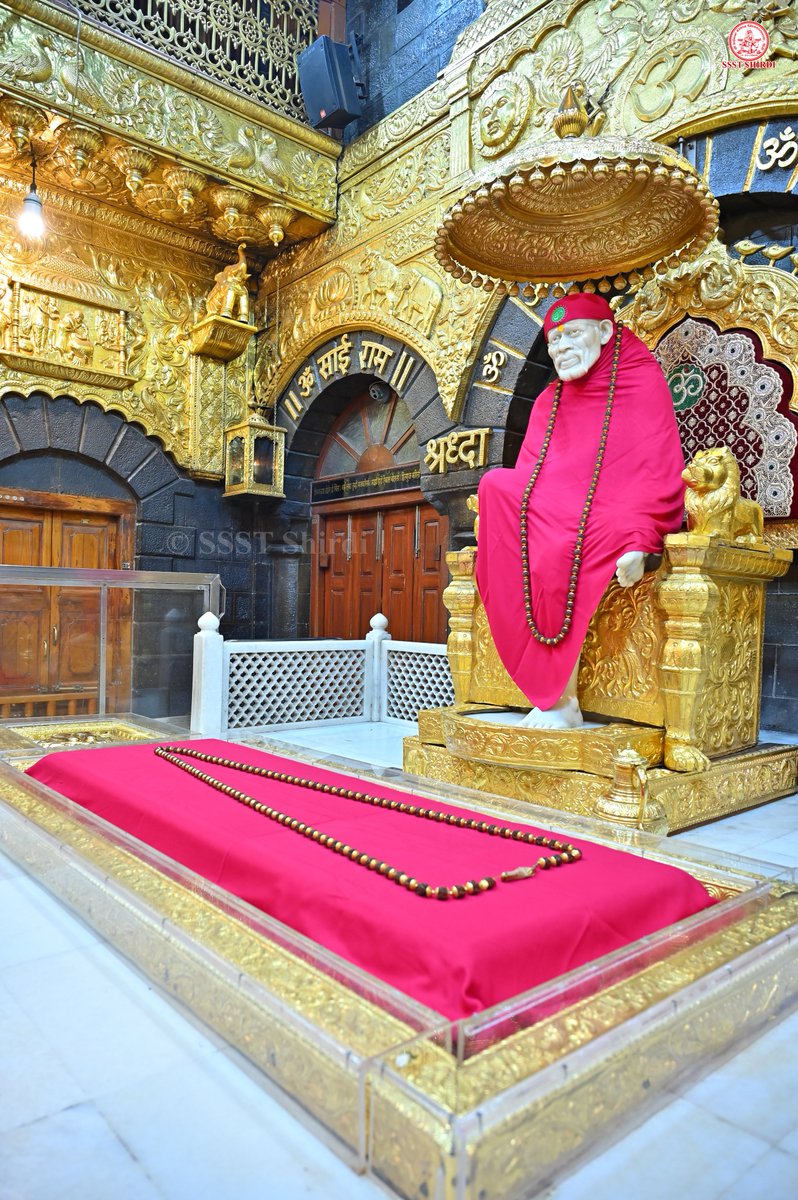 SSSTShirdi's tweet photo. *!! ॐ साई राम !!*
*श्री साईबाबा संस्थान विश्वस्त व्यवस्था,शिर्डी*
*!! ॐ Sai Ram !!*
*Shri Saibaba Sansthan Trust, Shirdi*
≈≈≈≈≈≈≈≈≈≈≈≈≈≈≈≈≈
*आरती :-शेजारती*
*बुधवार ०१ जुलै २०२६*
*Aarti :-Shejarti*
*Wednesday 01 July 2026* https://t.co/gKe9xmDkmo