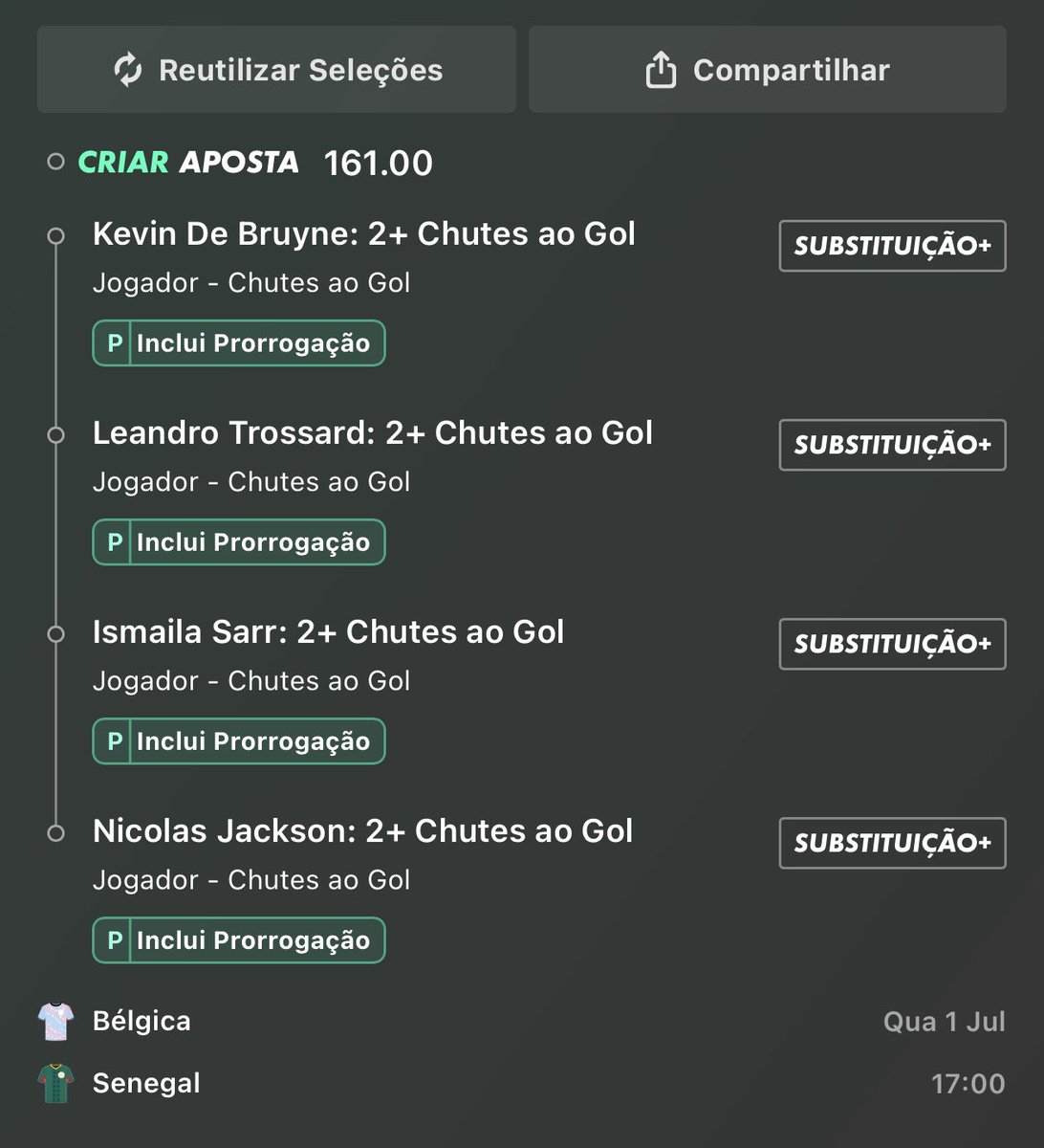Perezx777's tweet photo. Odd 161 🎯 

Chama todos com a mira calibrada hoje 🍀

@Playbook 🫱🏻‍🫲🏼 https://t.co/MbPut7AaEy