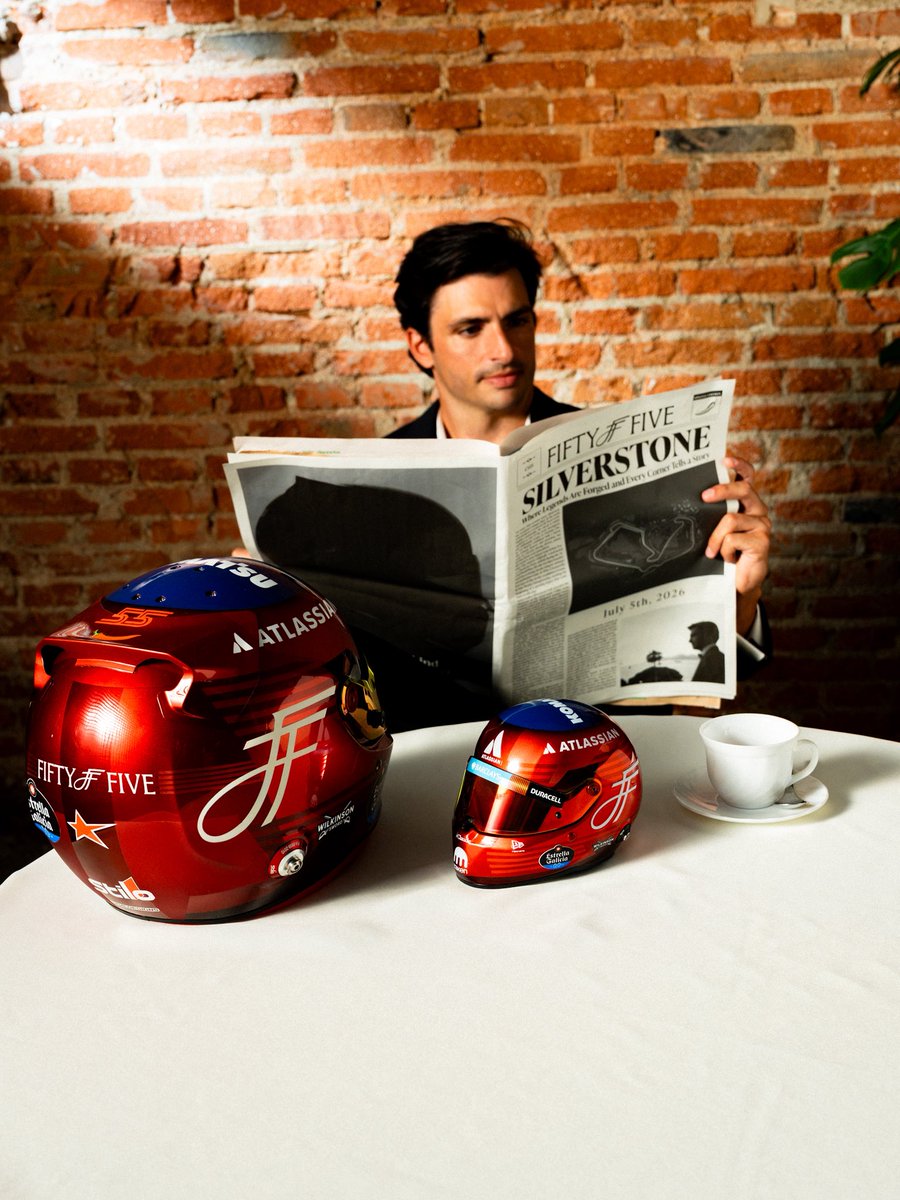 Carlossainz55's tweet photo. Freshly brewed. Just like a proper cup of tea. ☕ https://t.co/hcmqinzJWt