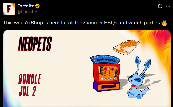SnuggleBug_X3's tweet photo. interesting how they named the neopets collab a "bundle" despite it just being a sidekick 👀(likely a mistake and means absolutely nothing but I thought I point it out :P) https://t.co/BhIGawYmkB