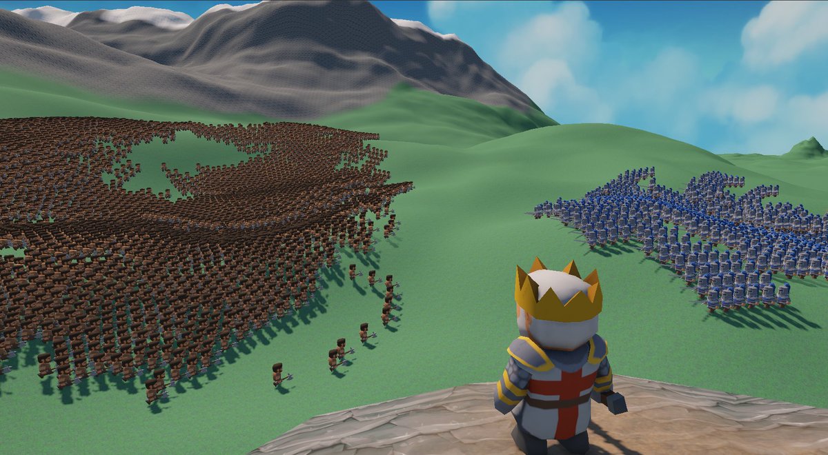 GamedevOc's tweet photo. @gelius__ Big battles but a long way off still :) https://t.co/9wD6cGNY5x