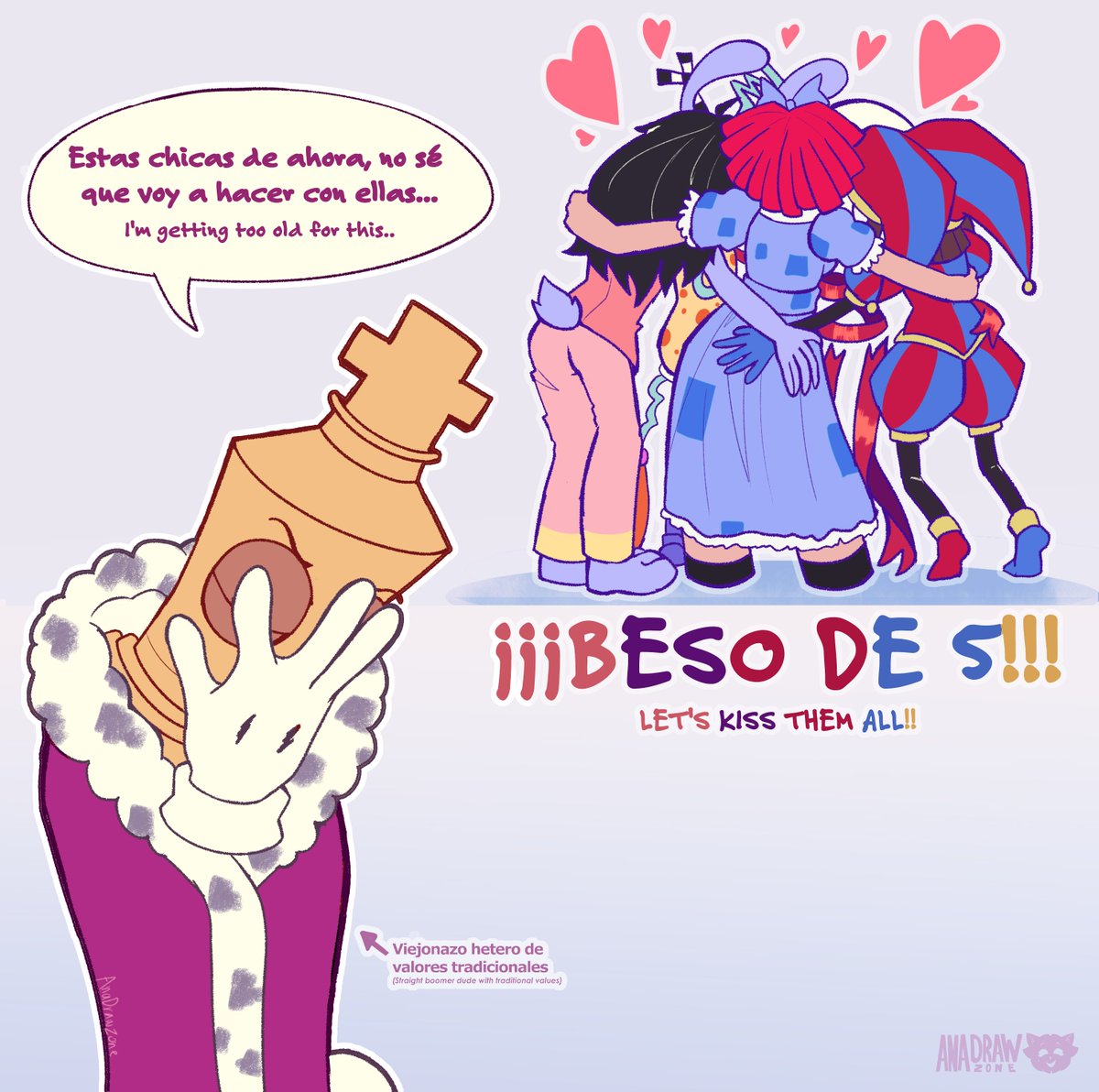 AnaDrawZone's tweet photo. Las jovenes de ahora... 🏳️‍🌈 ?
#tadc #tadcfanart https://t.co/YrXo4Hg7xh