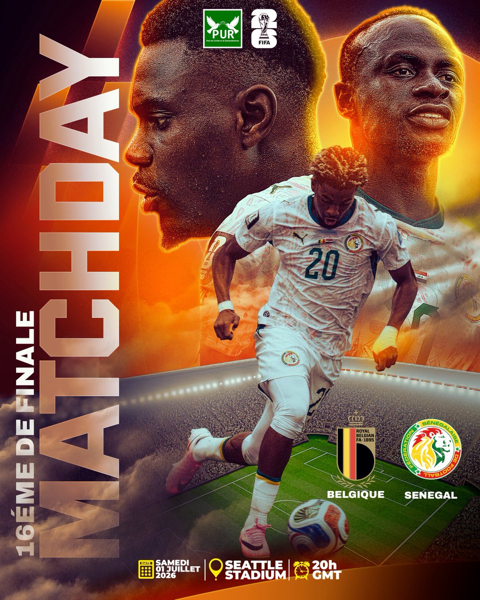 Parti_PUR's tweet photo. 📍Bonne Chance Chers Lions 🦁🇸🇳🦁🇸🇳🦁🇸🇳

Face à l'Iran vous avez montré au monde entier que vous êtes de vrais lions. Le peuple vous attend encore ce soir. Alors rugissez, combattez et faites nous vibrer. Vous êtes des jambars, vous êtes nos champions. https://t.co/YuhBXFLu0I