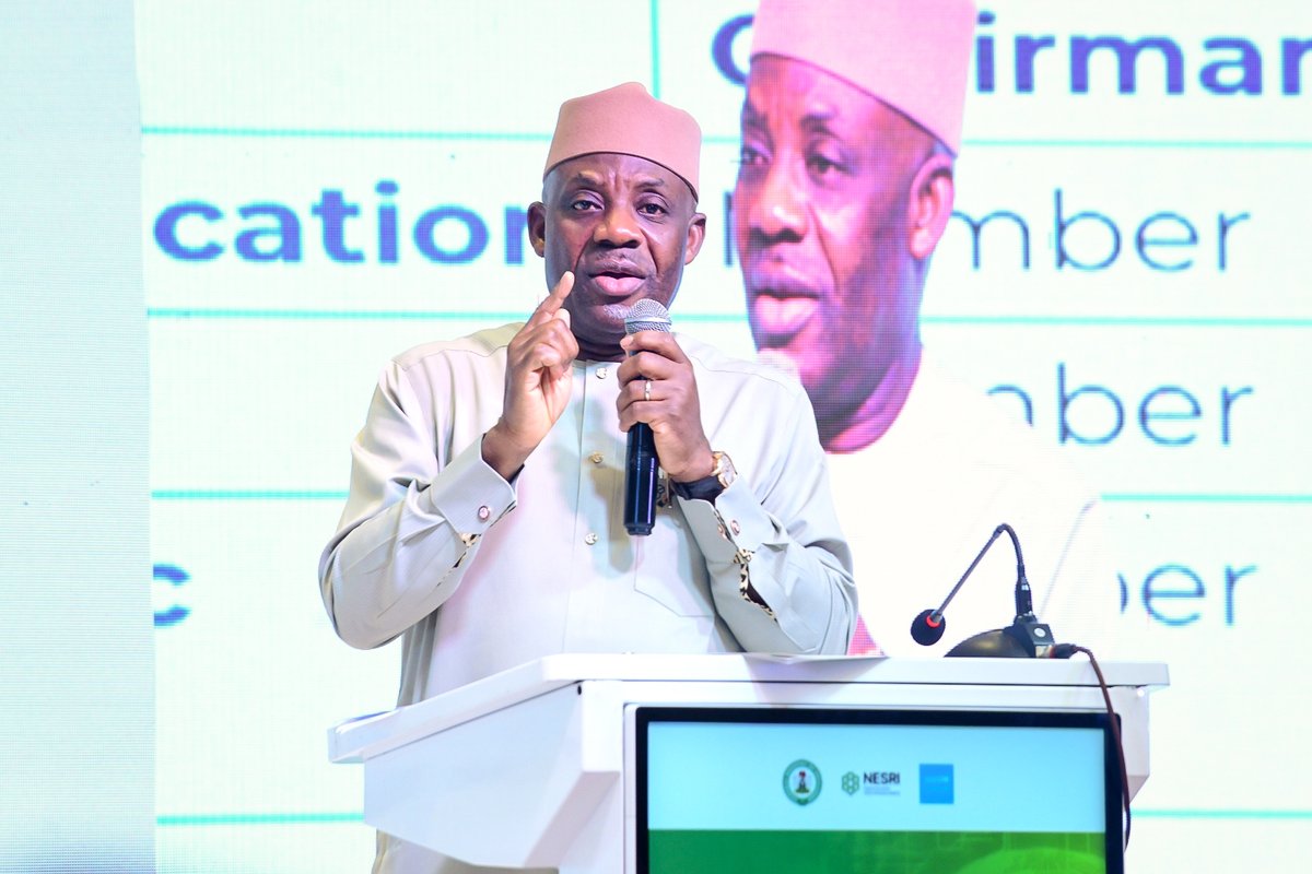 UNICEF_Nigeria's tweet photo. The launch of DNEMIS marks the beginning of a long-term commitment to building a more data-driven education sector. @DrTunjiAlausa noted the Federal Ministry of Education @NigEducation commitment to continuously reviewing and improving the education data system. https://t.co/o8rDHNUTBe