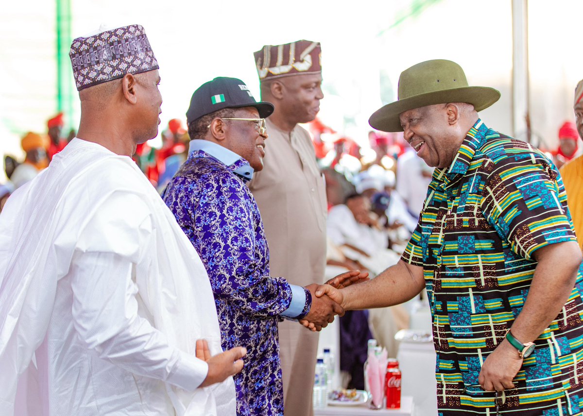 CalebMutfwang's tweet photo. It was a profound honour and privilege to join His Excellency, President Bola Ahmed Tinubu, GCFR, represented by the National Chairman of the All Progressives Congress (APC), Prof. Nentawe Goshwe Yilwatda, alongside the Honourable Minister of Works, Sen. Engr. David Nweze Umahi, members of the Federal Executive Council, distinguished members of the National and State Assemblies, and other eminent Nigerians, at the official flag-off of the construction of the Akwanga–Jos Superhighway (Section I), a 125-kilometre stretch of President Bola Ahmed Tinubu's fourth Legacy Project.

This historic project is the first section of the 700-kilometre, six-lane Akwanga–Jos–Kaduna–Bauchi–Gombe–Biu–Maiduguri Superhighway, a transformational infrastructure corridor that will boost economic activities, strengthen national unity, improve security, and unlock enormous opportunities for millions of Nigerians.

For the people of Plateau State and neighbouring communities, this is the fulfilment of a long-standing aspiration. It is a project that many stakeholders tirelessly advocated for, and today, we celebrate a promise fulfilled under the visionary leadership of President Bola Ahmed Tinubu.

I sincerely thank Mr. President for approving and commencing this landmark project. His commitment to delivering life-changing infrastructure continues to inspire confidence and demonstrates that the Renewed Hope Agenda is translating into tangible development across our nation. By the grace of God, this superhighway will become one of the enduring legacies of his administration across these states.

Beyond connecting communities, this road will transform lives. It will provide easier access to markets for our farmers, reduce transportation costs, stimulate commerce, create employment opportunities, enhance the security of lives and property, and improve the overall quality of life for our people. This is the kind of infrastructure that drives sustainable economic growth.

I also express my profound appreciation to the Honourable Minister of Works, Sen. Engr. David Nweze Umahi, CON, whose dedication, passion, and relentless commitment to infrastructure development have been exemplary. His leadership and tireless efforts have been instrumental in translating Mr. President's vision into reality.

The people of Nasarawa, Plateau, Kaduna, Bauchi, Gombe, Borno, and indeed all Nigerians who will benefit from this vital highway, will remember President Bola Ahmed Tinubu and the Honourable Minister of Works for this bold investment in the future of our nation.

Together, we are building not just roads, but stronger communities, greater prosperity, and a more united Nigeria.