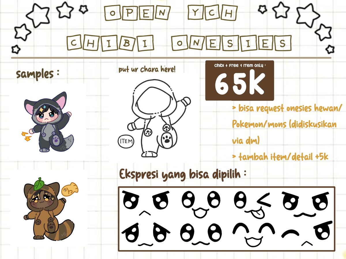 NagaKoneenk's tweet photo. ✨OPEN YCH COMMISSION 🎨🖌️

❤️ + 🔁 are very appreciate temgchuu! (⁠ﾉ⁠◕⁠ヮ⁠◕⁠)⁠ﾉ⁠*⁠.⁠✧

Heyya 🐲👋🏻 Leon disini mau bukan komis YCH lokal untuk 5 slot. Yang minat anak ato oshinya didandanin pake onesies sabi lah dobrak DM ku 👀✨

#commissionopen #zonauang https://t.co/IIpXBpf1py