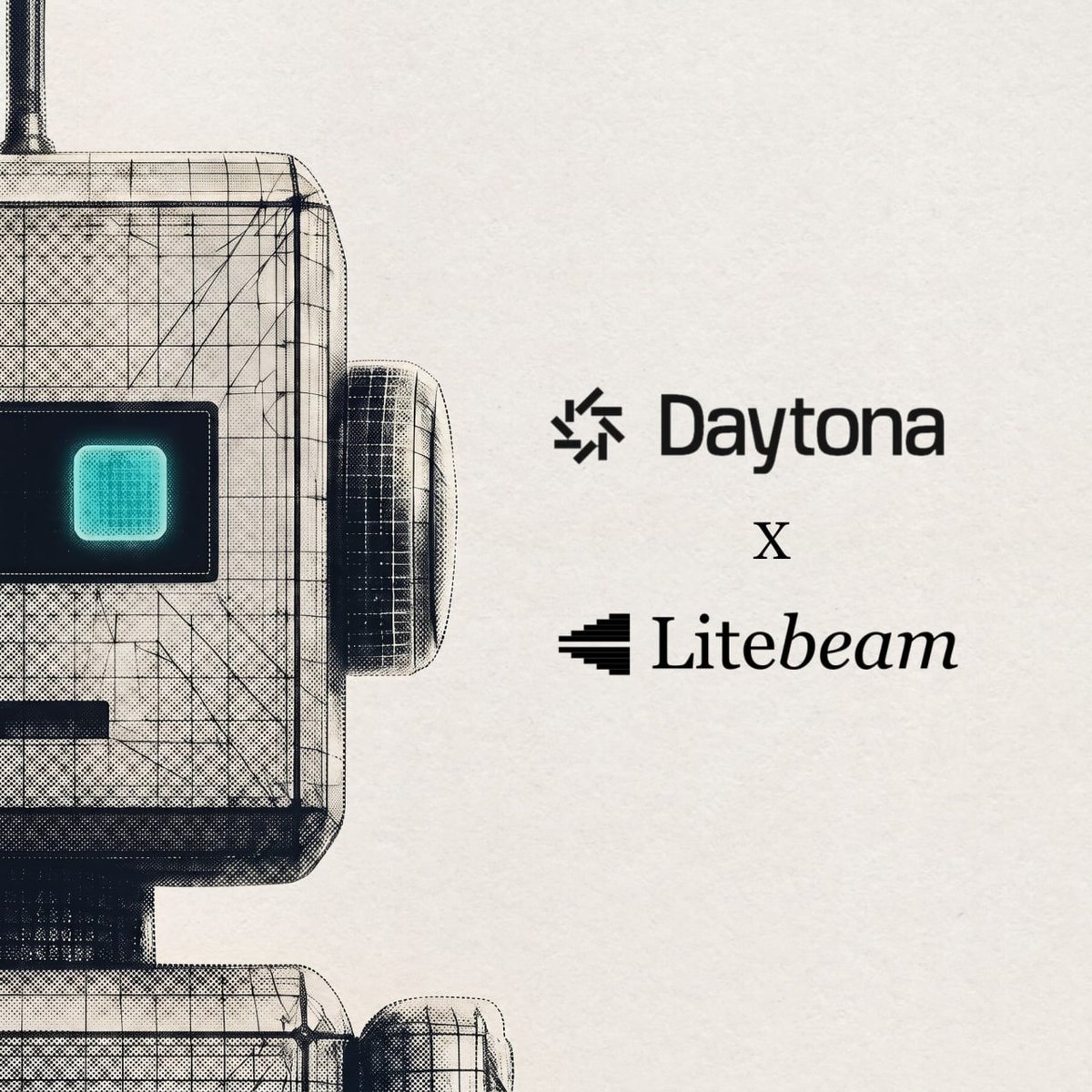 Litebeam_xyz's tweet photo. Litebeam has been awarded a grant from @daytonaio.

Daytona is building secure, instant sandboxes for AI agents, backed by @FirstMarkCap, @datadoghq, @figma and @upfrontvc 

We’re grateful to the Daytona team for backing our mission to build the most secure discovery and routing layer for AI services.

base:0x15b15fa54b629c634958e8bd639b2fc8af654974