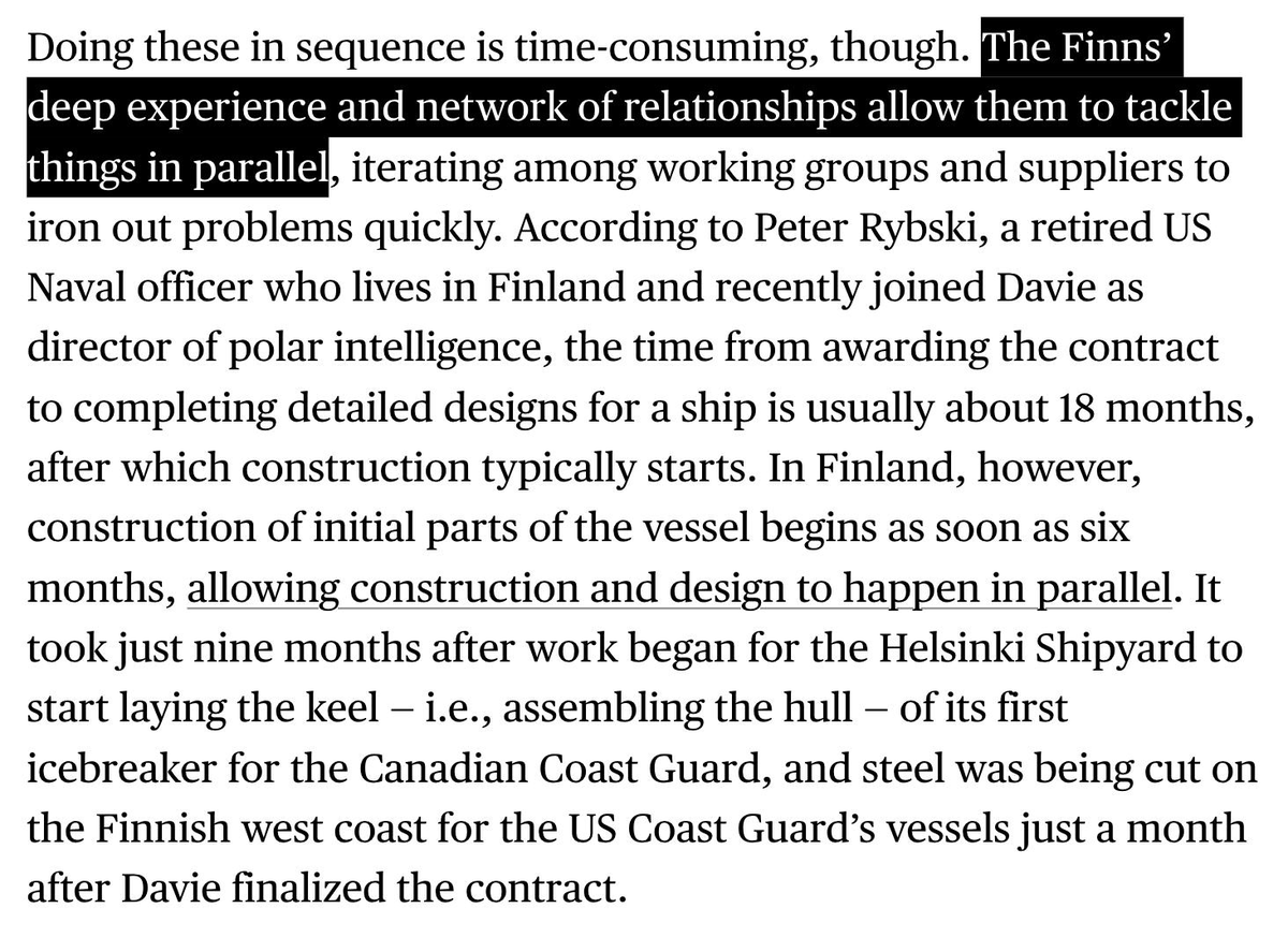 cpgrabow's tweet photo. Great piece that provides a lot of insight into Finland's ability to build icebreakers efficiently (and why it will be difficult to replicate in the US). https://t.co/0NkJjxSPE7