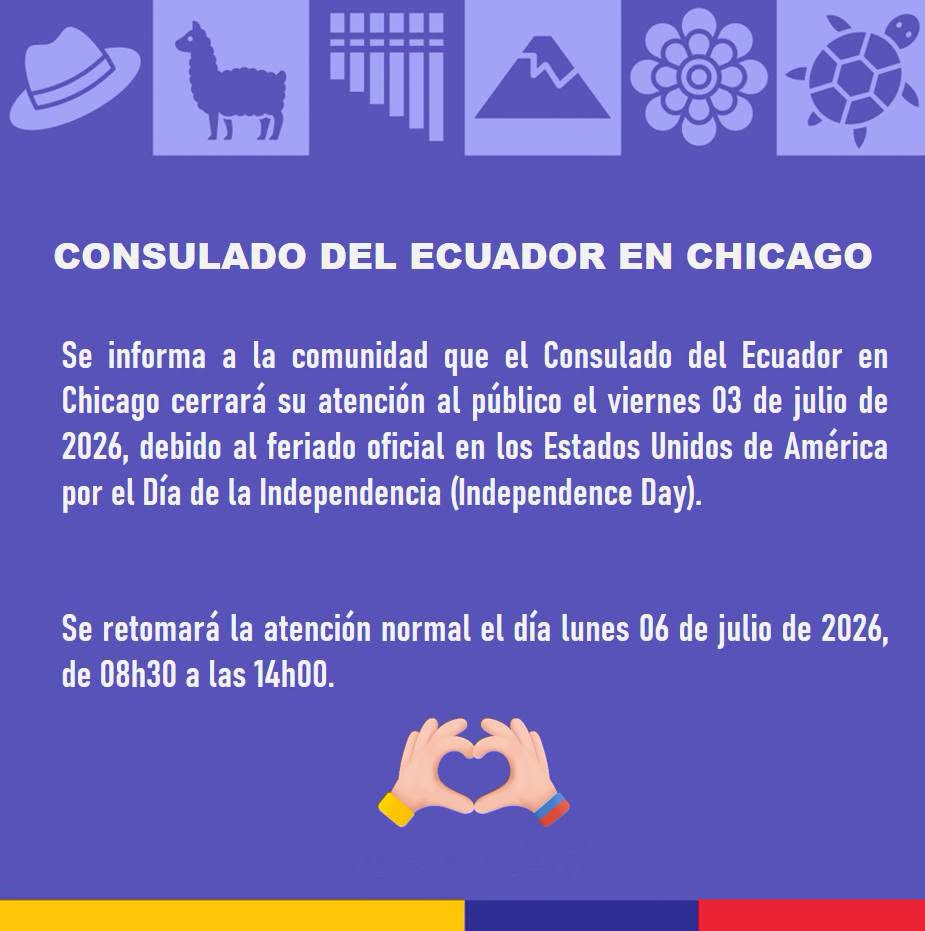 CecuChicago's tweet photo. 🇪🇨 Información relevante para nuestra comunidad ecuatoriana migrante: https://t.co/scvsIpZrbY