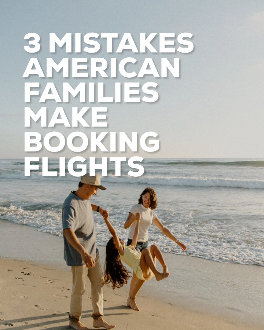 tickets_us's tweet photo. A family of 4 spends 2.3x more on flights than they have to. 3 fixable mistakes.
Tickets shows the family fare. Link in bio ✈️
#familytravel #travelusa #flighthacks #familyflight https://t.co/xxe4P62cmY