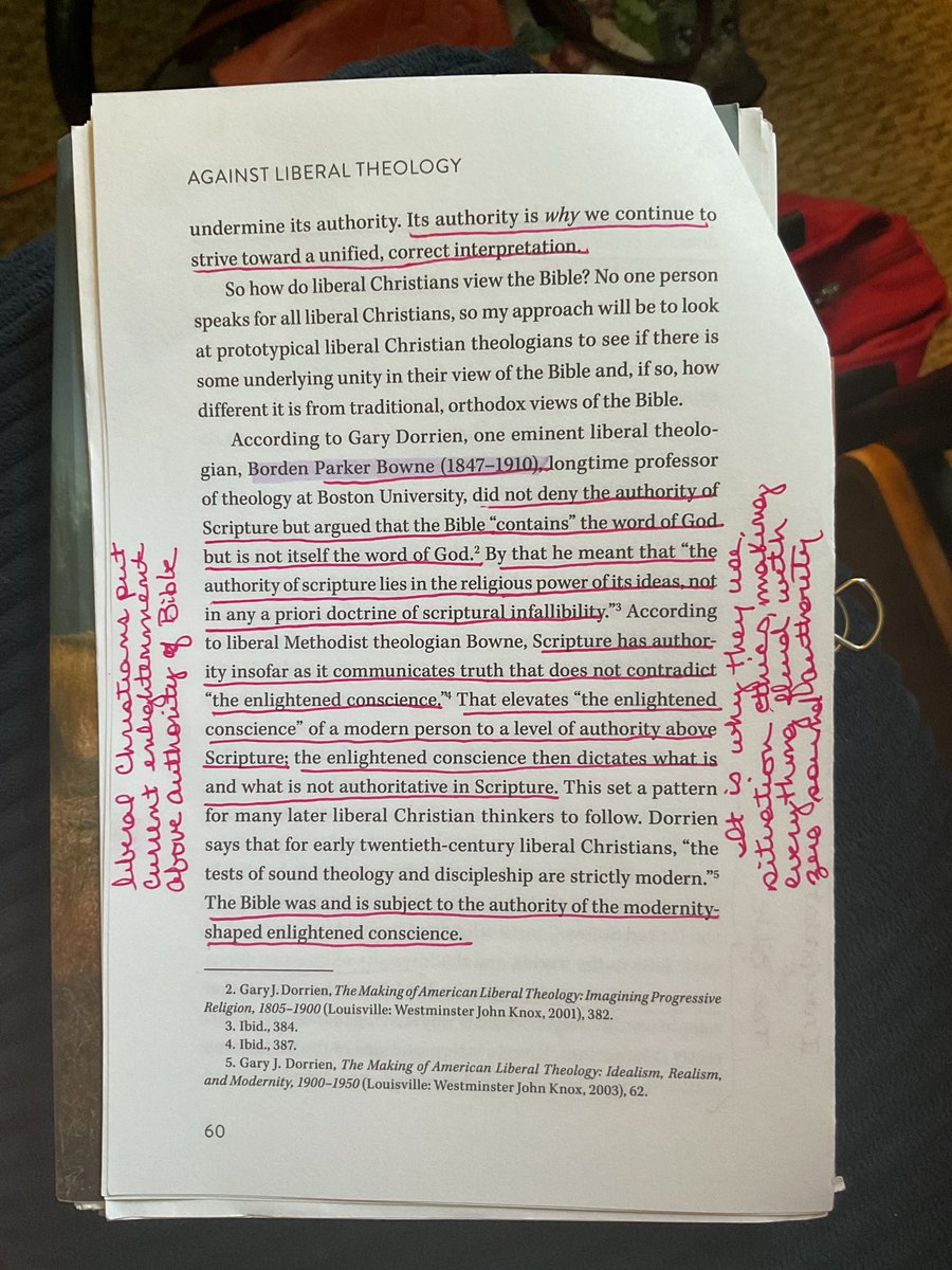 Cherokeetj65's tweet photo. The underlined section tells exactly what progressives believe.  They believe the Bible has to change with the times and never contradict the “enlightened” views.

This is why liberals are dangerous within the church.

#outnumbered #Harrisfaulkner #Kayleigh https://t.co/e3oxiP5aor