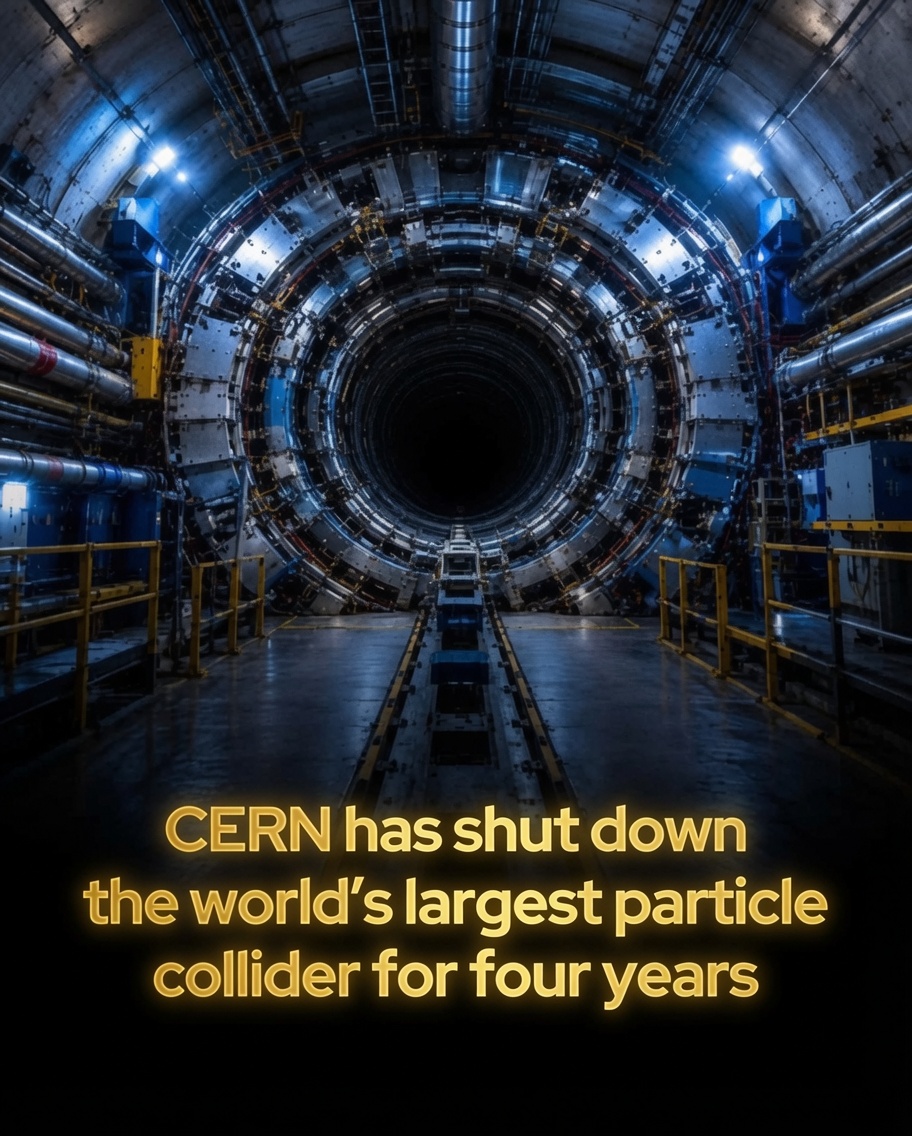 Rainmaker1973's tweet photo. CERN has officially powered down the worlds largest particle collider.

The Large Hadron Collider known as the LHC is a 17 mile or 27 kilometer underground ring near Geneva Switzerland. It accelerates particles to nearly the speed of light and collides them. In 2012 this facility enabled scientists to discover the Higgs boson. This particle relates to the field responsible for giving mass to other particles.

The machine has now entered what CERN calls Long Shutdown 3. It is scheduled to resume operations around 2030 as the High Luminosity Large Hadron Collider.

The primary aim of this upgrade is not to enlarge the collider significantly. Instead it focuses on improving the machines ability to generate high quality data.

In particle physics luminosity measures the rate of particle collisions over time. Higher luminosity increases opportunities to detect rare phenomena that may point to new physics beyond current understanding.

Currently the LHC detectors record about 60 proton proton collisions per bunch crossing. Following the upgrade this figure is expected to increase to between 140 and 200.

Throughout its operational life the upgraded collider could generate approximately 380 million Higgs bosons. This represents a substantial rise from the roughly 55 million produced since the LHC began operations.

A key objective involves detecting rare events where two Higgs bosons are created simultaneously. Such observations could provide deeper insights into the behavior of the Higgs field and offer information about conditions in the early universe following the Big Bang.

The project includes replacing major detector components installing advanced timing systems and upgrading roughly 0.75 miles or 1.2 kilometers of magnets and other infrastructure within the LHC.

CERN has confirmed that this work poses no risk of destroying the universe. Natural cosmic rays produce far more energetic collisions than those at the LHC. These rays have bombarded Earth and objects in space for billions of years without incident.