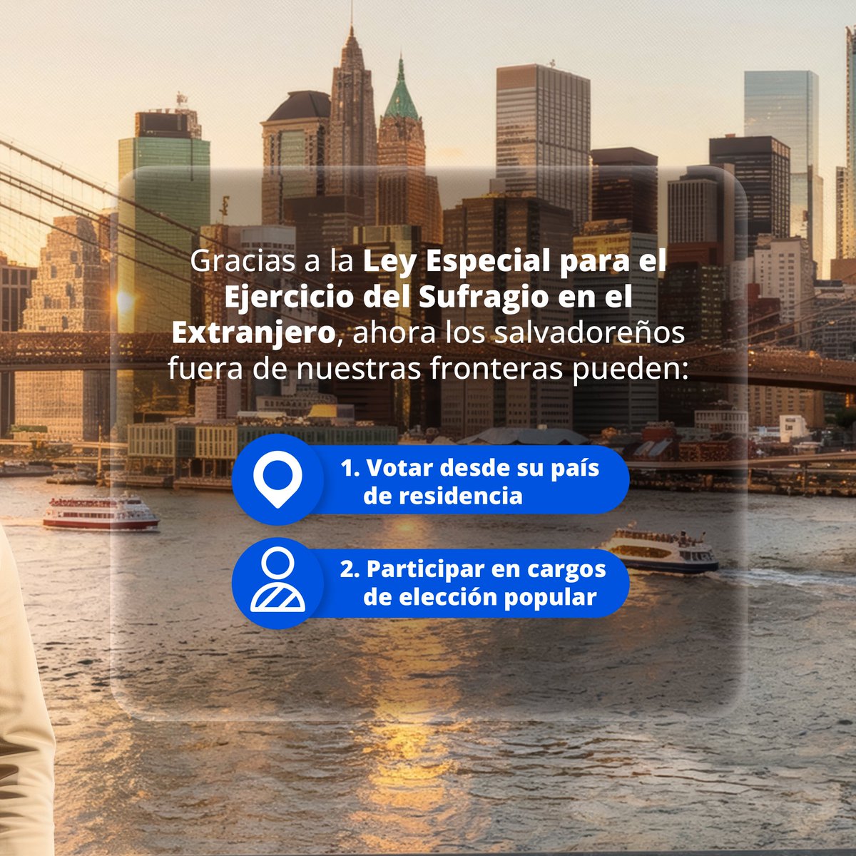ASDER_sv's tweet photo. Si eres salvadoreño en el exterior, facilita tu participación en las próximas elecciones. Actualiza tu dirección en el DUI en Centros de Servicio o jornadas móviles del RNPN, antes del 29 de noviembre de 2026. https://t.co/PhN1rJLfI1